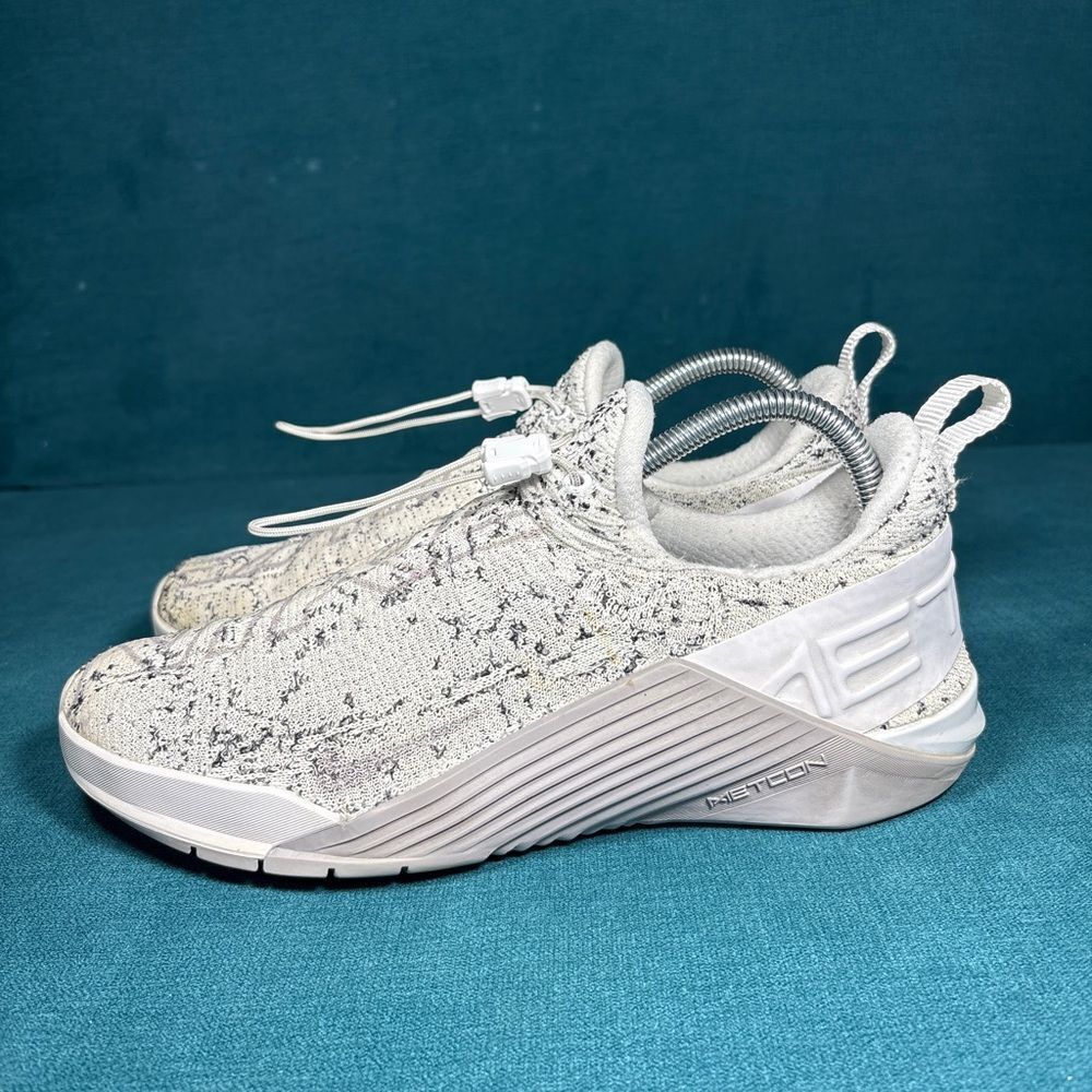 Nike React Metcom Black Cream Training Shoes Womens Sz 9.5 Slip On